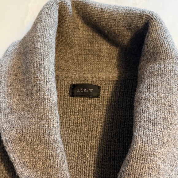 J. Crew Gray Men's Cardigan Sweater - Picture 3 of 3